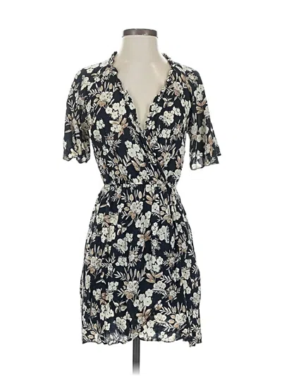 Pre-owned Zara Basic Casual Dress In Black