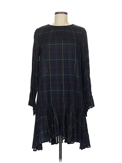 Pre-owned Zara Basic Casual Dress In Black