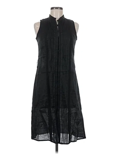 Pre-owned Zara Basic Casual Dress In Black