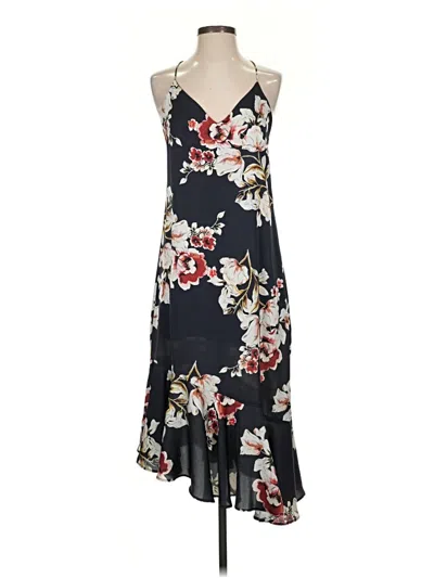 Pre-owned Zara Basic Casual Dress In Black