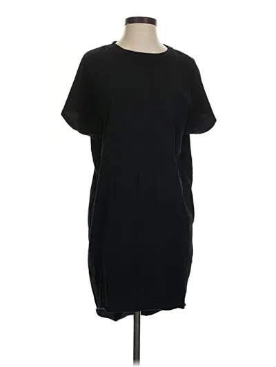Pre-owned Zara Basic Casual Dress In Black