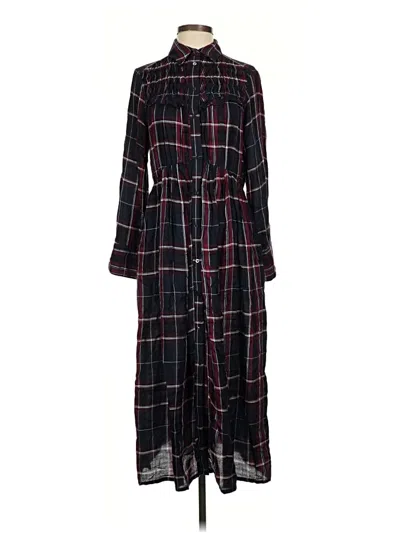 Pre-owned Zara Basic Casual Dress In Black