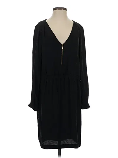 Pre-owned Zara Basic Casual Dress In Black