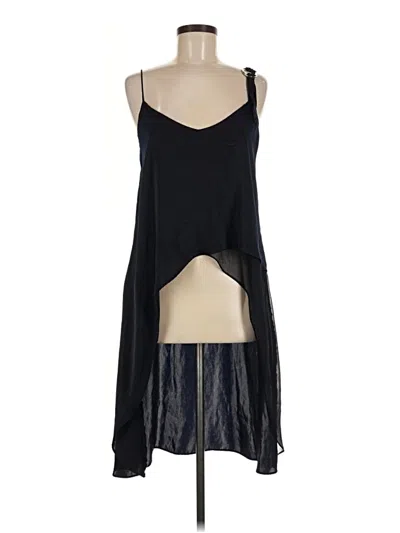 Pre-owned Zara Basic Casual Dress In Black