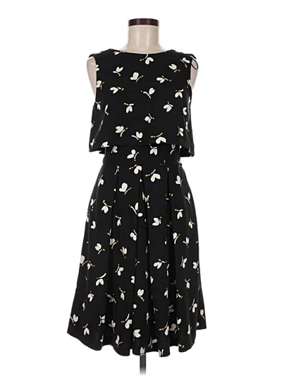 Pre-owned Zara Basic Casual Dress In Black