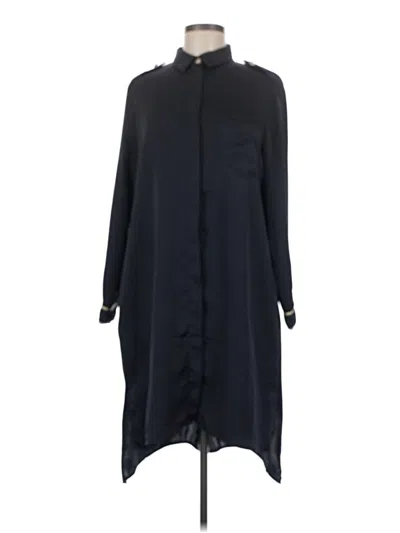 Pre-owned Zara Basic Casual Dress In Black
