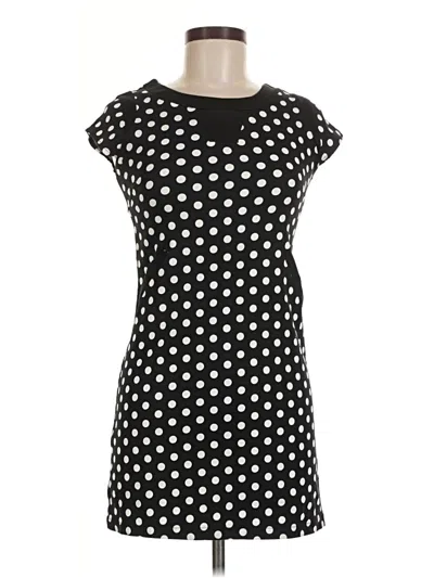 Pre-owned Zara Basic Casual Dress In Black