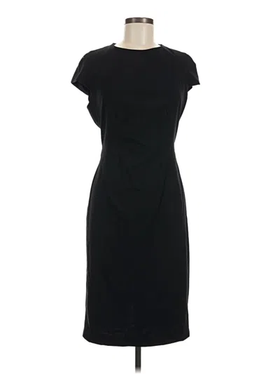 Pre-owned Zara Basic Casual Dress In Black