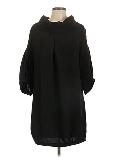 Pre-owned Zara Basic Casual Dress In Black