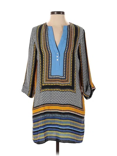 Pre-owned Zara Basic Casual Dress In Blue