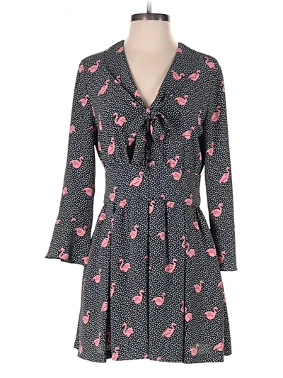 Pre-owned Zara Basic Casual Dress In Blue