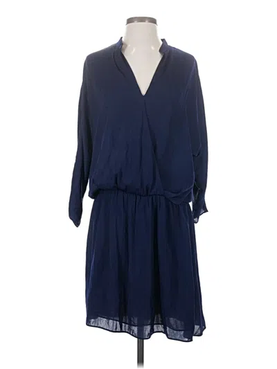 Pre-owned Zara Basic Casual Dress In Blue