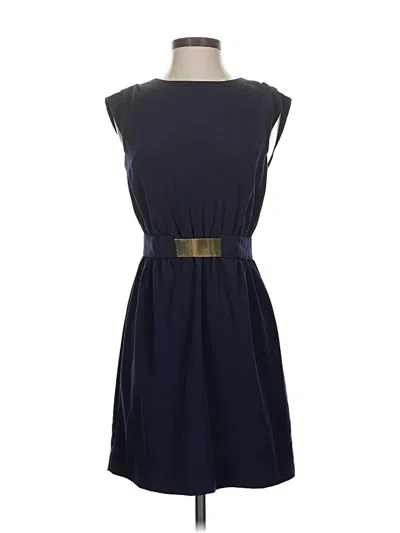 Pre-owned Zara Basic Casual Dress In Blue