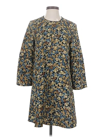 Pre-owned Zara Basic Casual Dress In Blue