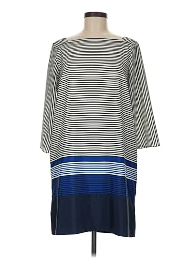 Pre-owned Zara Basic Casual Dress In Blue