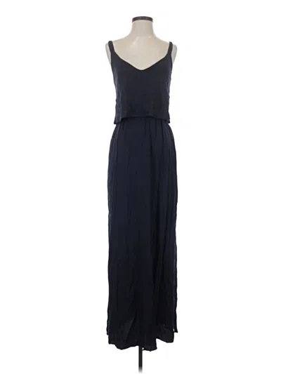 Pre-owned Zara Basic Casual Dress In Blue