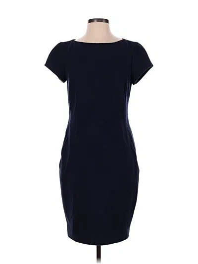 Pre-owned Zara Basic Casual Dress In Blue
