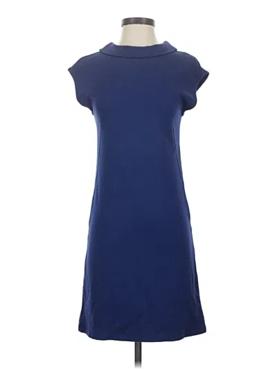 Pre-owned Zara Basic Casual Dress In Blue