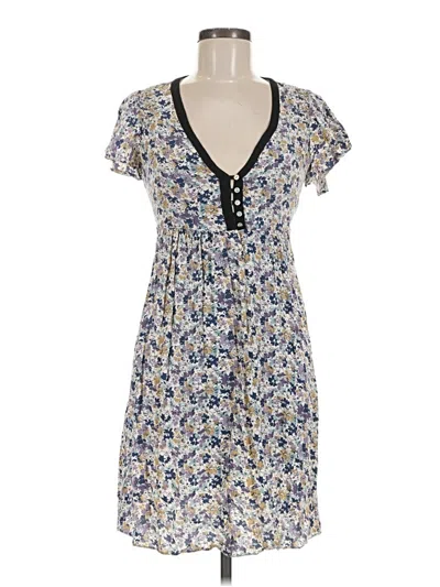 Pre-owned Zara Basic Casual Dress In Blue