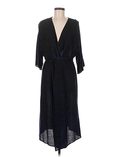 Pre-owned Zara Basic Casual Dress In Blue
