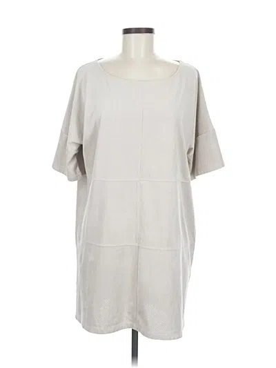 Pre-owned Zara Basic Casual Dress In Brown