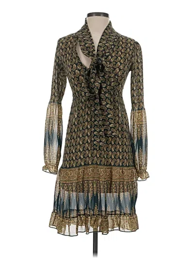 Pre-owned Zara Basic Casual Dress In Brown