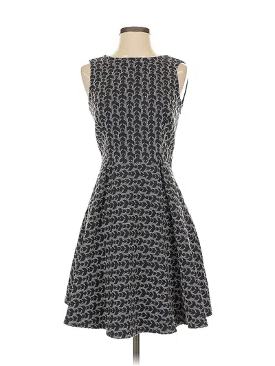 Pre-owned Zara Basic Casual Dress In Gray