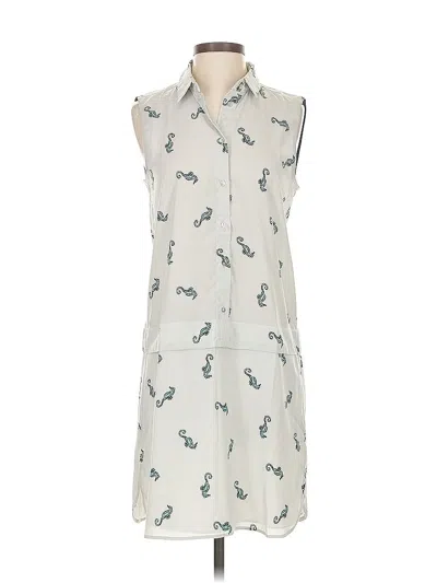 Pre-owned Zara Basic Casual Dress In Gray