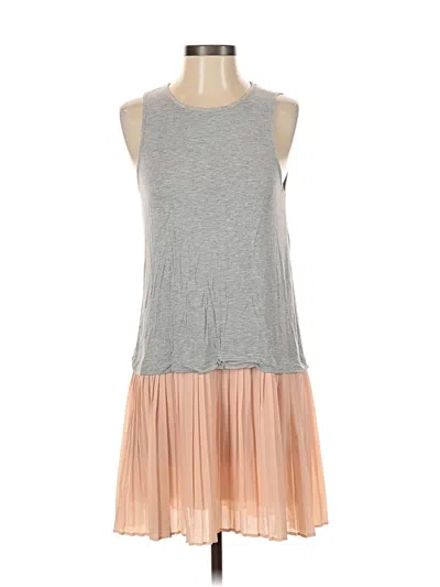 Pre-owned Zara Basic Casual Dress In Gray