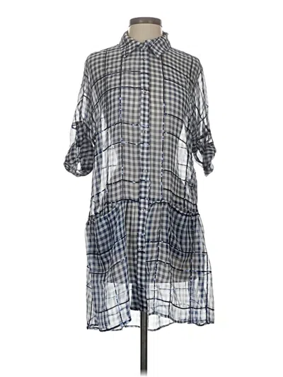 Pre-owned Zara Basic Casual Dress In Gray