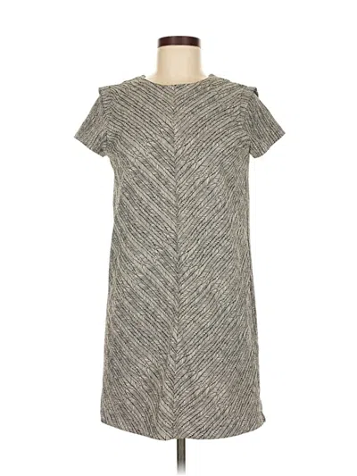 Pre-owned Zara Basic Casual Dress In Gray
