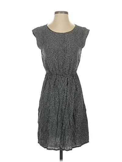 Pre-owned Zara Basic Casual Dress In Gray