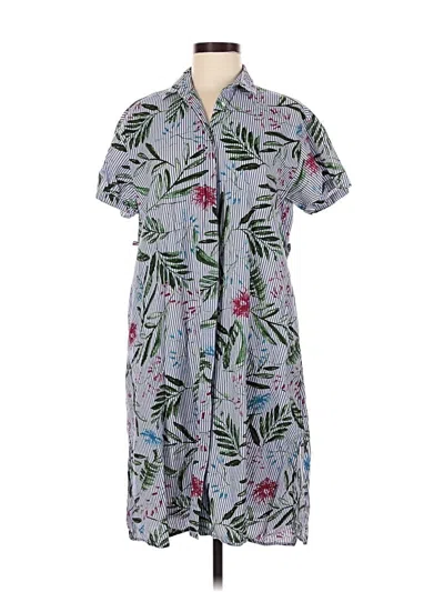 Pre-owned Zara Basic Casual Dress In Gray