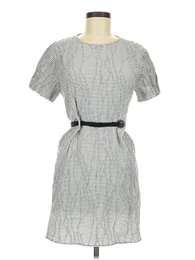 Pre-owned Zara Basic Casual Dress In Gray