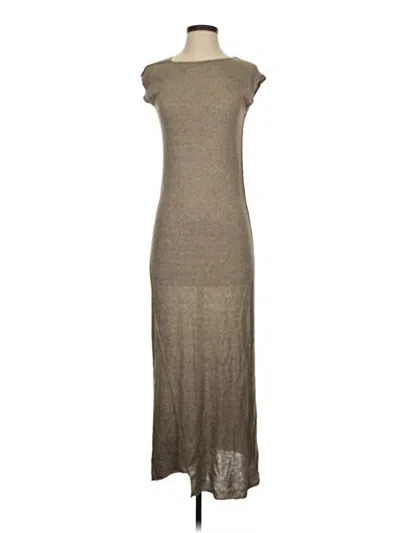 Pre-owned Zara Basic Casual Dress In Gray
