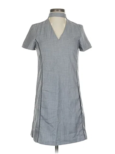 Pre-owned Zara Basic Casual Dress In Gray