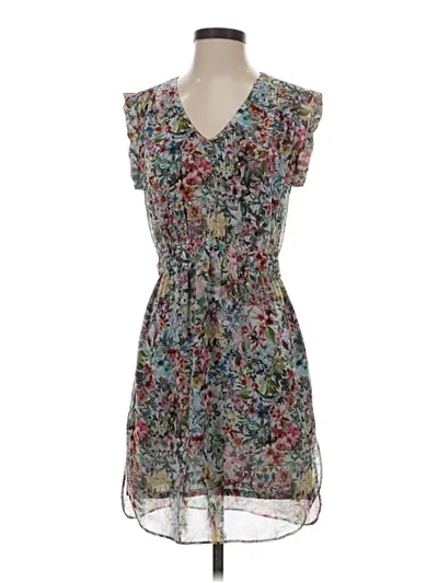 Pre-owned Zara Basic Casual Dress In Gray