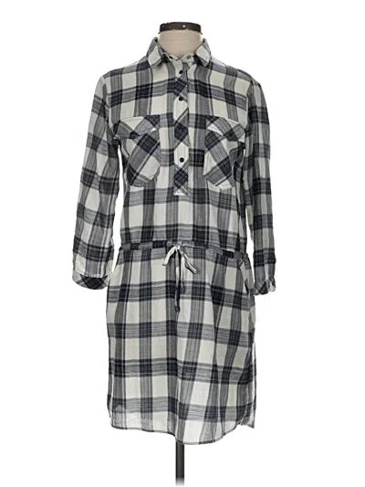 Pre-owned Zara Basic Casual Dress In Gray
