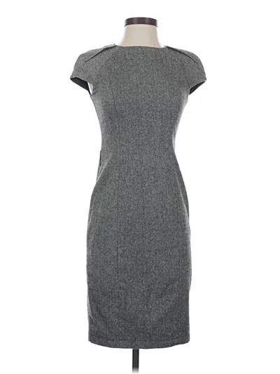 Pre-owned Zara Basic Casual Dress In Gray