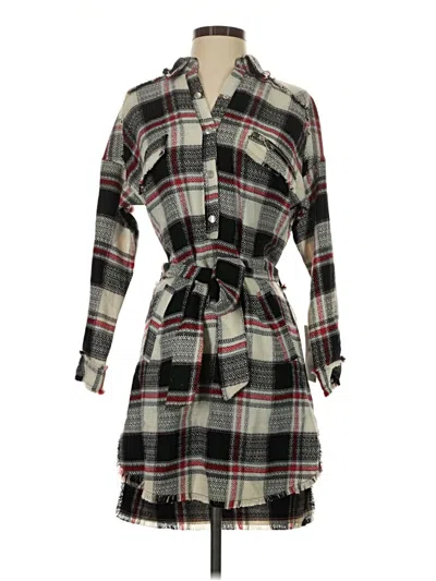 Pre-owned Zara Basic Casual Dress In Gray