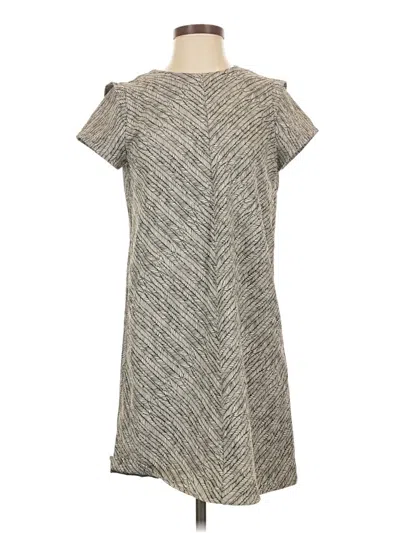 Pre-owned Zara Basic Casual Dress In Gray