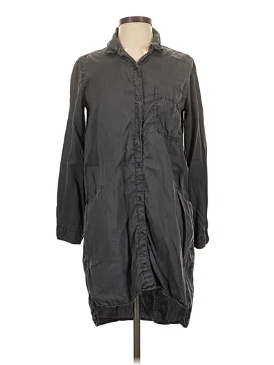 Pre-owned Zara Basic Casual Dress In Gray