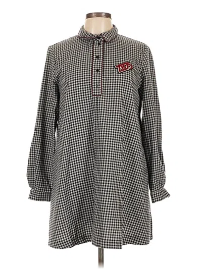 Pre-owned Zara Basic Casual Dress In Gray