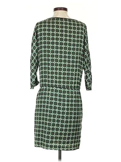 Pre-owned Zara Basic Casual Dress In Green
