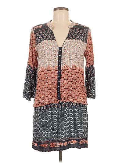 Pre-owned Zara Basic Casual Dress In Orange