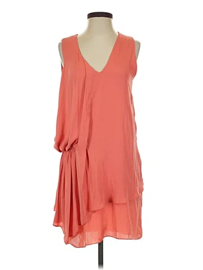 Pre-owned Zara Basic Casual Dress In Orange