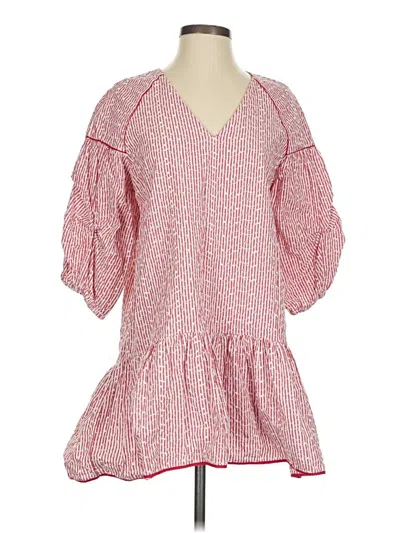 Pre-owned Zara Basic Casual Dress In Pink