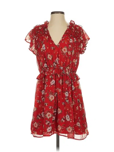 Pre-owned Zara Basic Casual Dress In Red