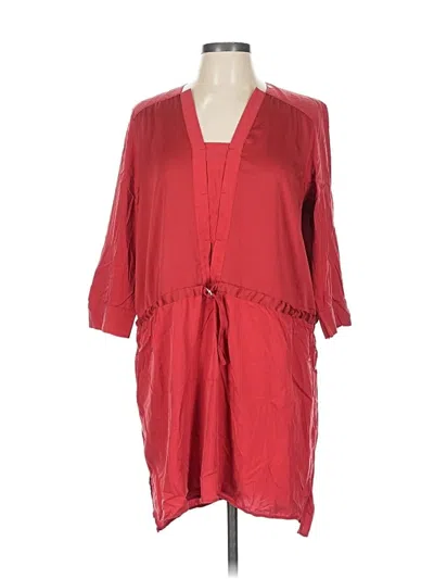 Pre-owned Zara Basic Casual Dress In Red