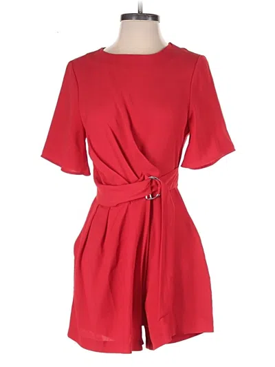 Pre-owned Zara Basic Casual Dress In Red